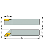 Dimensiones Porta Inserto Exterior SDJC-R 1616 H11