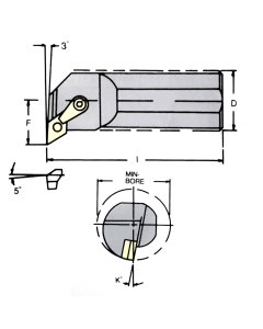 S25R-MDUN-R-15 - Portainserto torneado interior