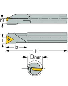 Dimensiones Porta Inserto Interior S12M STFC-R 11