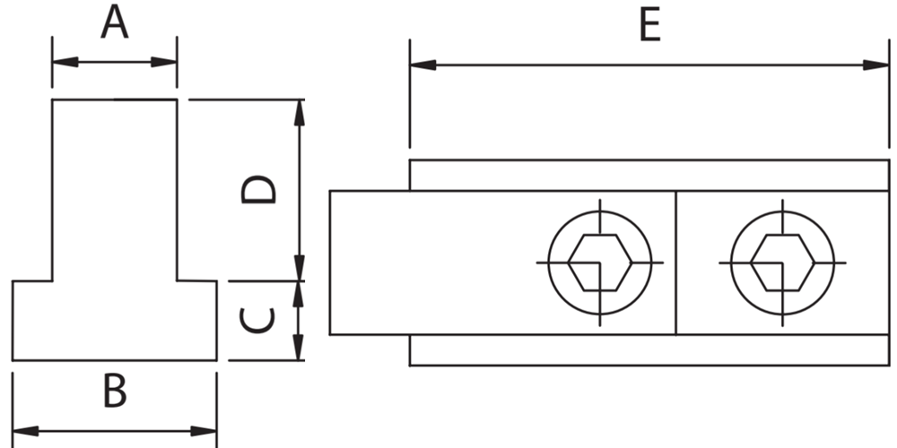 Dimensiones de Clamps